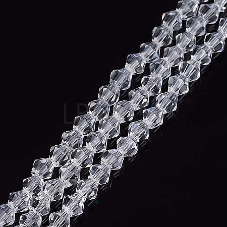 Imitation Austrian Crystal 5301 Bicone Beads GLAA-S026-07-1