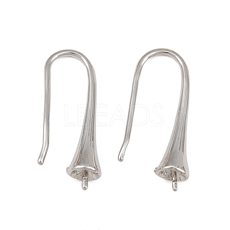 Rack Plating Brass Earring Hooks KK-CBAA482-01P-1