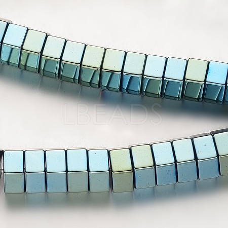 Electroplate Non-magnetic Synthetic Hematite Bead Strands G-F300-15-07-1