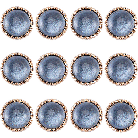 12Pcs ABS Plastic Shank Buttons BUTT-GF0003-47A-1