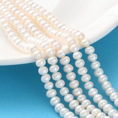 Natural Cultured Freshwater Pearl Beads Strands PEAR-I007-02E-03C-1