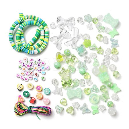 DIY Candy Color Beaded Pendant Decoration Making Kits DIY-P081-B07-1