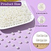 Pearlized Opaque Acrylic Beads OACR-YW0003-70A-3