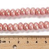 Glazed Porcelain Rondelle Beads PORC-Q001-01I-4