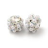 Polymer Clay Rhinestone Beads RGLA-D050-04D-1