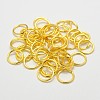 Brass Soldered Closed Jump Rings KK-WH0084-05C-G-1