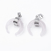 Natural Rose Quartz Pendants G-E425-09P-1