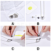 1Pc 304 Stainless Steel Heart Pendant Urn Ashes Necklaces NJEW-CN0001-19EBP-5