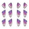 Transparent Resin Crystal AB Rhinestone Pendants Set RESI-TAC0002-46B-18