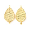 Brass Connector Cabochons Settings KK-H298-05G-1