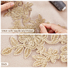  8Pcs 2 Colors Polyester Computerized Embroidered Cloth Appliques FIND-NB0003-60-5