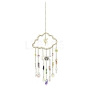 Metal Hanging Suncatchers HJEW-P018-D03-2
