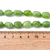 Natural Dyed Malaysia Jade Tumble Stone Nuggets Beaded Long Necklaces for Women NJEW-F340-A07-5