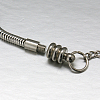 Tarnish Resistant 304 Stainless Steel European Round Snake Chains Bracelets LS-STAS-J015-08-2