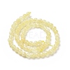 Natural Yellow Selenite Beads Strands G-N328-025C-03-3