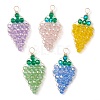 Glass Pendants PALLOY-JF03003-1