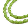 Opaque Solid Color Glass Beads Strands GLAA-N052-02-A08-3