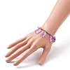 Polymer Clay Heishi Beads Stretch Charm Bracelets BJEW-JB05767-5