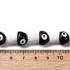 Handmade Evil Eye Lampwork Beads Strands LAMP-S069-01B-4