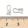 925 Sterling Silver Hook Clasps STER-S012-03A-P-3