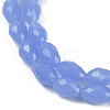 Electroplate Imitation Jade Glass Beads Strands EGLA-N013-J6mm-D06-3