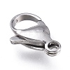 Tarnish Resistant 316 Surgical Stainless Steel Lobster Claw Clasps X-STAS-M281-01P-F-2