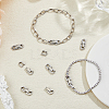 8Pcs Stainless Steel Fold Over Clasps STAS-FH0002-28-5