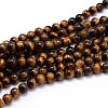 Natural Tiger Eye Beads Strands G-J303-11-6mm-1