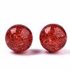 Transparent Crackle Acrylic Round Beads Strands CCG-R002-12mm-02-1