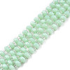 Imitation Jade Glass Beads Strands GLAA-N052-04-2