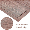 BENECREAT 8 Sheets Walnut Wood Sheet DIY-BC0005-38-4