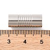 Tarnish Resistant 304 Stainless Steel Magnetic Clasps with Glue-in Ends STAS-E006-40-3