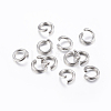 Tarnish Resistant 304 Stainless Steel Open Jump Rings STAS-H437-8x0.8mm-1