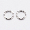 Tarnish Resistant 304 Stainless Steel Open Jump Rings STAS-A036-02A-2