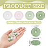 120Pcs 4 Colors Transparent Glass Beads GLAA-ME0001-23-2