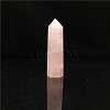 Point Tower Natural Rose Quartz Home Display Decoration PW23030652235-1