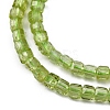 Natural Peridot Beads Stands G-H042-B31-01-4