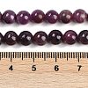Natural Gemstone Ruby Round Beads Strands G-O017-6.5mm-06-4