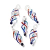 Handmade Lampwork Pendants LAMP-N025-02A-1