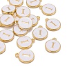 Golden Plated Alloy Charms LS-ENAM-S118-01I-4