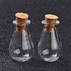 Glass Cork Bottles Ornament LS-AJEW-O032-02F-2