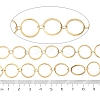 304 Stainless Steel Ring Link Chains CHS-G044-05G-04-2
