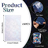 50Pcs Double Face Laser Rectangle PE Cellophane Bags ABAG-TAC0013-14C-4