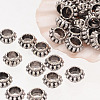 Rondelle Tibetan Style Alloy Spacer Beads X-AB30-NF-1