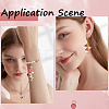 150Pcs 3 Colors Transparent Two Tone Spray Painted Glass Beads GLAA-LT0001-04A-4