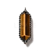 Natural Tiger Eye Big Pointed Pendants G-F731-05C-2