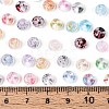 Baking Paint Transparent Glass Beads DGLA-T004-07L-4