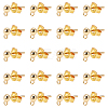 30Pcs Brass Stud Earring Findings and 30Pcs Earring Backs Sets KK-AR0001-91G-NR-1