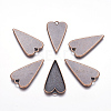 Tibetan Style Alloy Big Pendant Cabochon Settings LS-RLF11251Y-NF-1