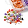 90G 5 Style Opaque & Transparent Inside Colours Glass Seed Beads SEED-FS0001-15B-3